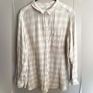👚(bundle 4 items w/👚for $16) Women’s button up the front top by Sonoma